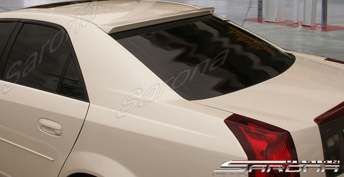 Custom Cadillac CTS Roof Wing  Sedan (2003 - 2007) - $299.00 (Manufacturer Sarona, Part #CD-003-RW)